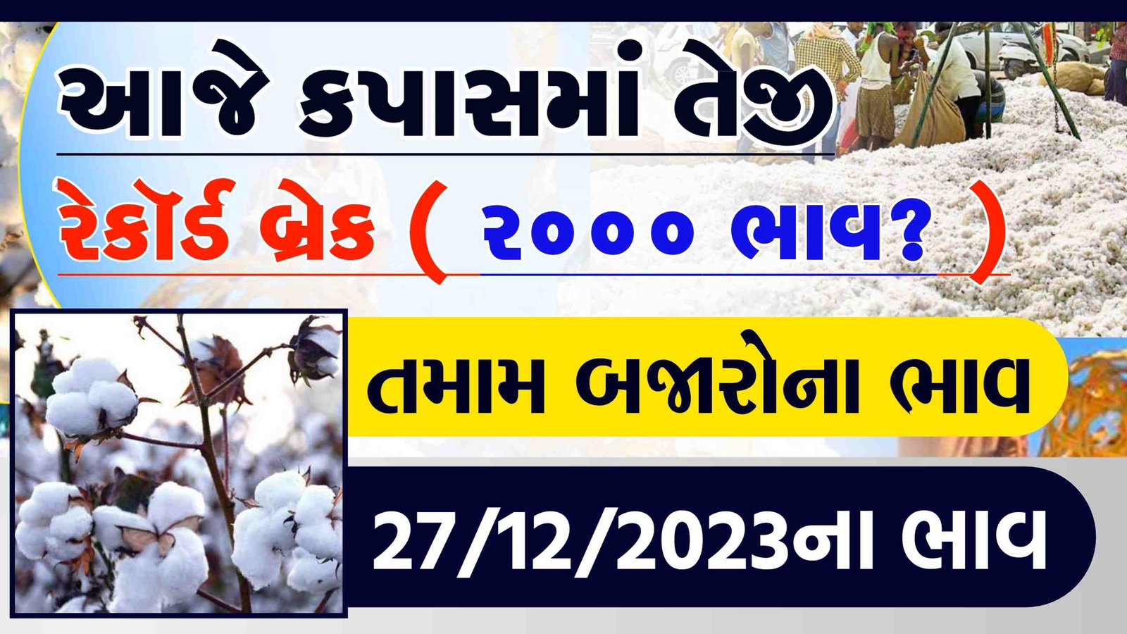 કપાસ ના ભાવ