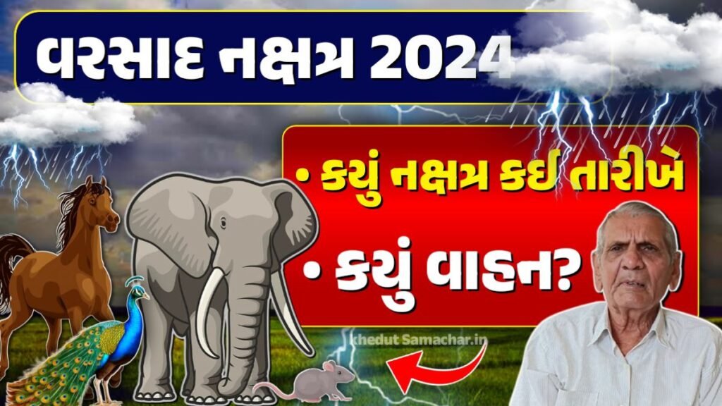 વરસાદ નક્ષત્ર 2024